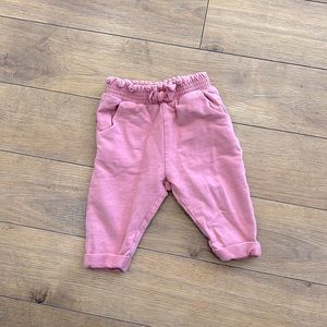 kids pink zara pants